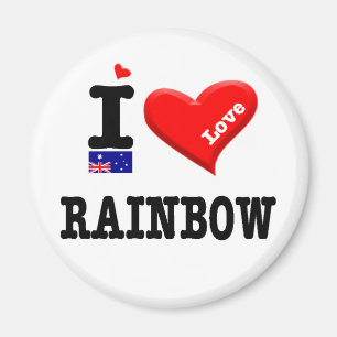 RAINBOW - I-Liebe Magnet
