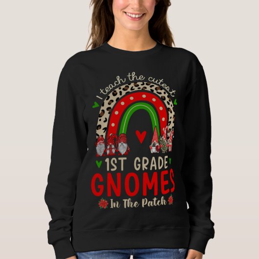 Rainbow I trainiere die Niedliche !st Grade wird C Sweatshirt (Vorderseite)