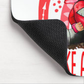 Rainbow I Wear Red Stroke Awareness Gnomes Mousepad (Ecke)