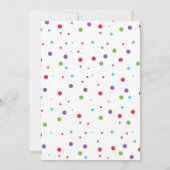 Rainbow Ice Pops Pop auf Über Birthday Einladung (Rückseite)