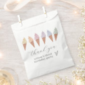 Rainbow Icecream Geschenktütchen (Ausgeschnitten)