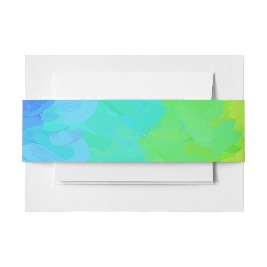 Rainbow Icy Einladungsbanderole (Vorderseite Beispiel)
