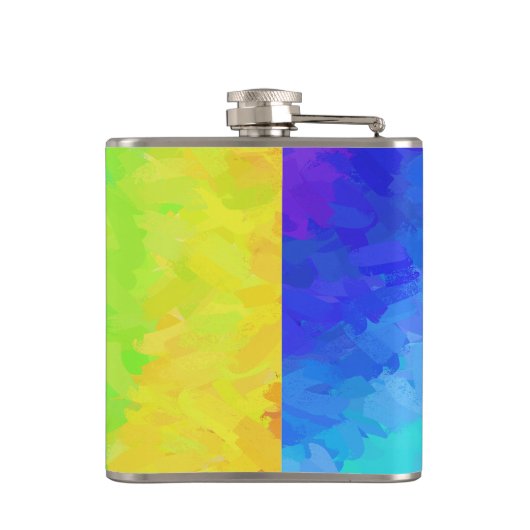 Rainbow Icy Flachmann (Rückseite)