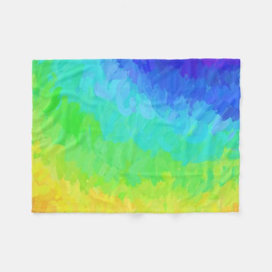 Rainbow Icy Fleecedecke (Vorderseite (Horizontal))