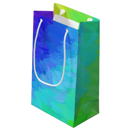 Rainbow Icy Kleine Geschenktüte (Rückseite Schrägansicht)