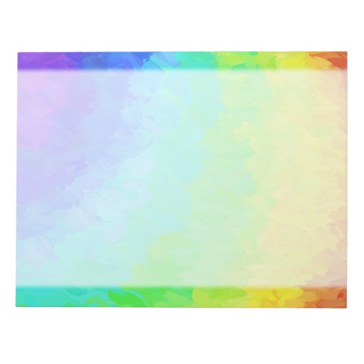 Rainbow Icy Notizblock (Vorderseite)