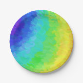 Rainbow Icy Pappteller (Vorderseite)