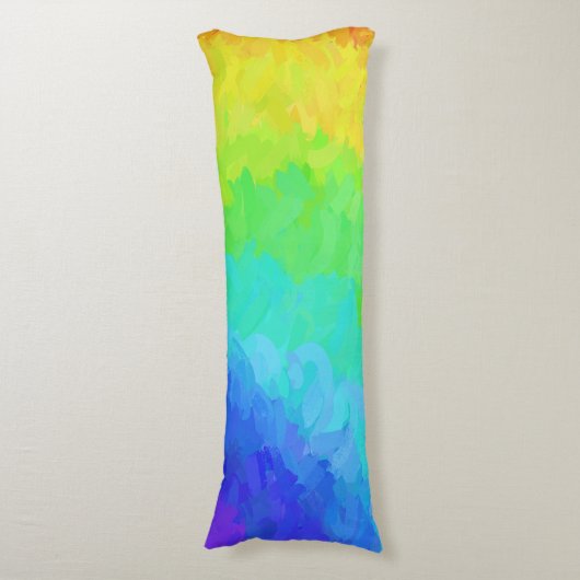 Rainbow Icy Seitenschläferkissen (Vorderseite Vertikal)