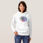 Rainbow Igel Delight Hoodie (Vorne ganz)