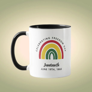 Rainbow im Juni 1865 zum Freiheitstag Tasse