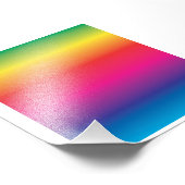Rainbow Image FAb Fun Prism Colorful Fotodruck (Ecke)