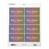 Rainbow Imitate Glitzer Pattern Nail Hair Business (Vorne)