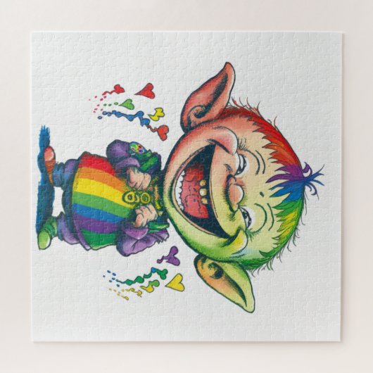 Rainbow Imp Elf Fantasy Puzzle (Horizontal)