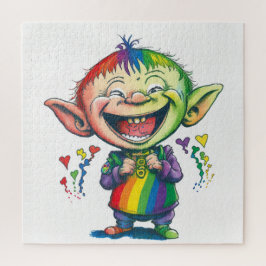 Rainbow Imp Elf Fantasy Puzzle