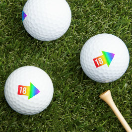 Rainbow Impact Arrow ゴルフボール Golfball