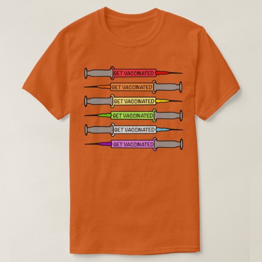 Rainbow-Impfstoffe 5 T-Shirt (Design vorne)