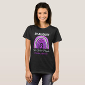 rainbow in August we wear purple overdose awarenes T-Shirt (Vorne ganz)