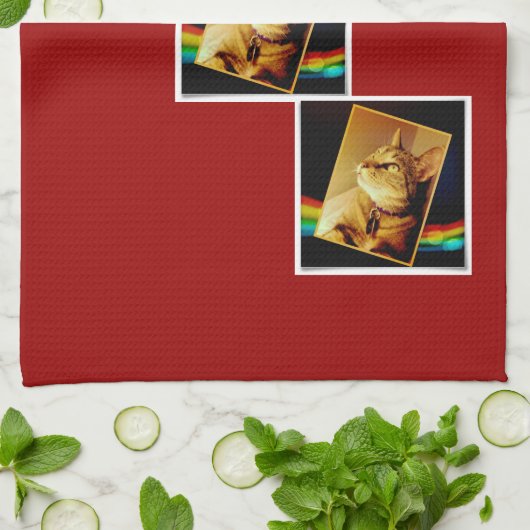 Rainbow Indigo Geschirrtuch (Gefaltet)