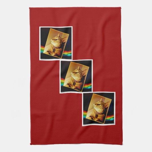 Rainbow Indigo Geschirrtuch (Vertikal)