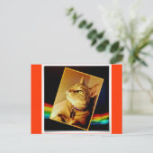Rainbow Indigo Postkarte (Stehend Vorderseite)