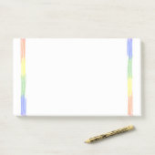 Rainbow-individuelle Name-Notizblock Post-it Klebezettel (Auf Schreibtisch)