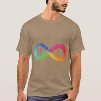 Rainbow Infinity Autismus-Bewusstsein Neurodiversi T-Shirt
