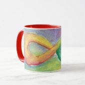 Rainbow Infinity by Lyric Rivera - Tasse des Kaffe (Vorderseite Links)