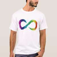 Rainbow Infinity Neurodiversity-Shirt