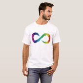 Rainbow Infinity Neurodiversity-Shirt T-Shirt (Vorne ganz)