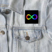 Rainbow Infinity-Symbol Button (Beispiel)
