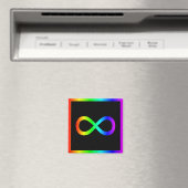 Rainbow Infinity-Symbol Magnet (In Situ (Geschirrspüler))