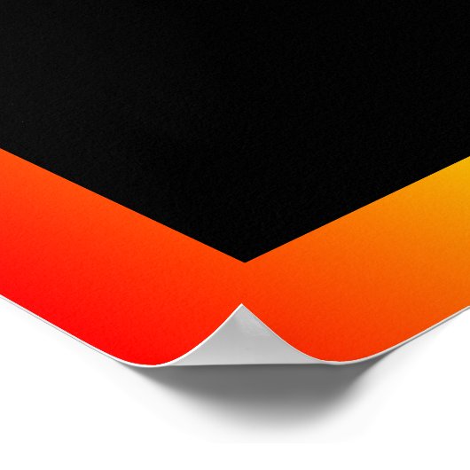 Rainbow Infinity-Symbol Poster (Ecke)