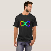 Rainbow Infinity-Symbol T-Shirt (Vorne ganz)