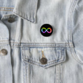 Rainbow Inifinity-Symbol Button (Beispiel)