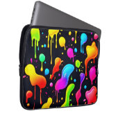 Rainbow Ink Paint Splash Laptopschutzhülle (Vorne Rechts)
