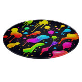 Rainbow Ink Paint Splash Schneidebrett (Ecke)