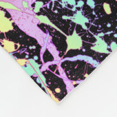 rainbow ink splash extreme : fleecedecke (Ecke)