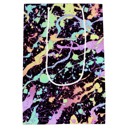 rainbow ink splash extreme : mittlere geschenktüte (Rückseite)