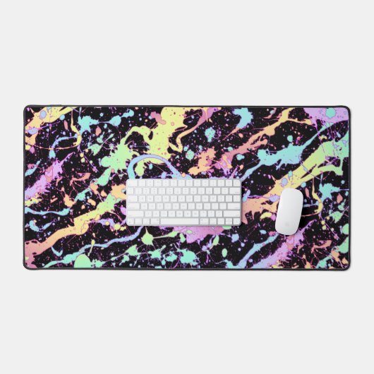 rainbow ink splash extreme : schreibtischunterlage (Tastatur & Maus)