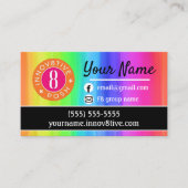 Rainbow Innov8tive Posh-Visitenkarte Visitenkarte (Vorderseite)