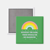 Rainbow Inspiration und Motivierend Zitat Magnet (Vorderseite/Rückseite)