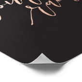 Rainbow Inspiration Zitat Art Print Poster (Ecke)