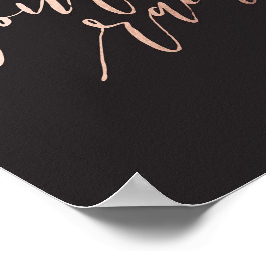 Rainbow Inspiration Zitat Art Print Poster (Ecke)