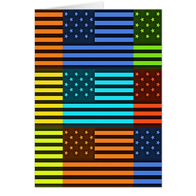 Rainbow-Inspiriert amerikanisches Motif-Flag-Desig (Vorne)