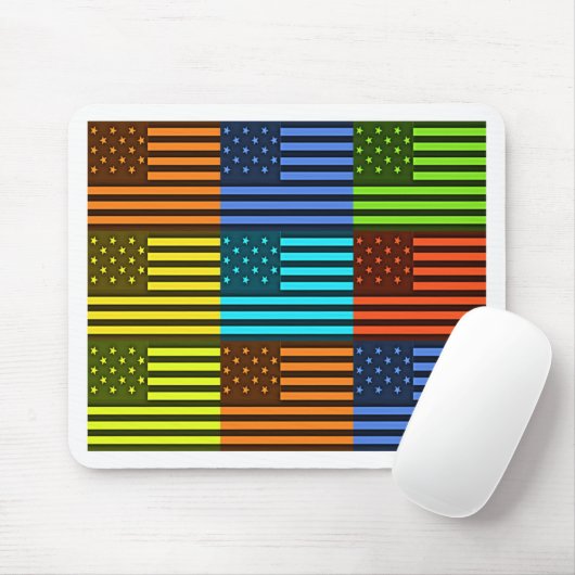 Rainbow-Inspiriert amerikanisches Motif-Flag-Desig Mousepad (Mit Mouse)