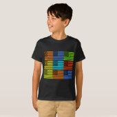 Rainbow-Inspiriert amerikanisches Motif-Flag-Desig T-Shirt (Vorne ganz)