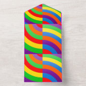 RAINBOW INVITATION GREETING PAKET ALL IN ONE EINLADUNG (Innen Boden)