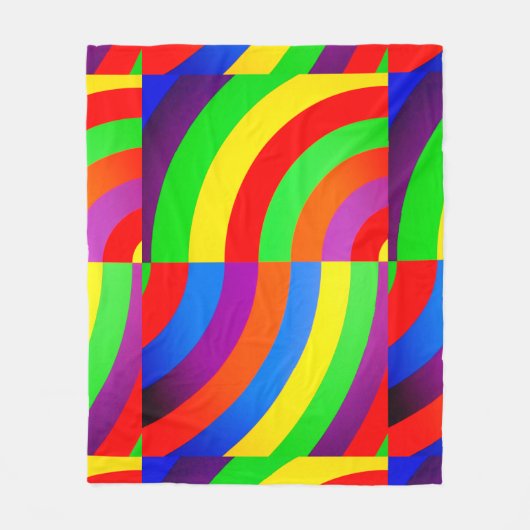 RAINBOW INVITATION GREETING PAKET FLEECEDECKE (Vorderseite)