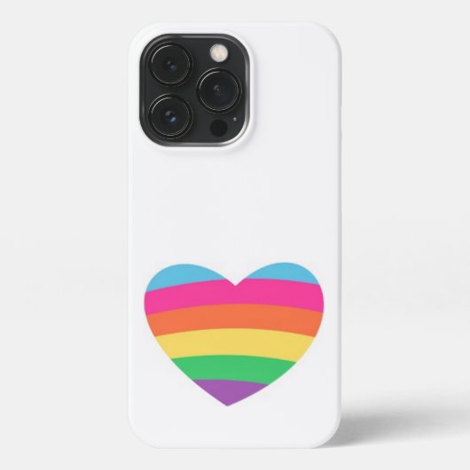 Rainbow iPhone Case Hülle (Rückseite)
