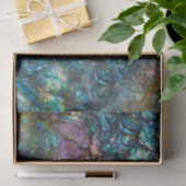 Rainbow Iridescent Abalone Beach Sea Muschel Seidenpapier (Geschenk)